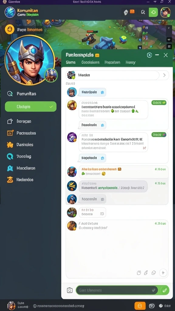 Karakter unik dengan desain menarik.