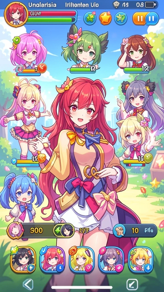 Menampilkan fitur upgrade karakter dalam game.