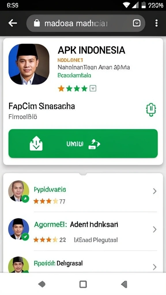 Tampilan antarmuka yang intuitif dan menarik.