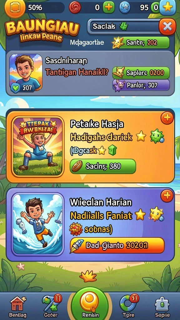 Fitur sosial untuk interaksi antar pemain.