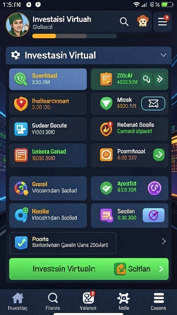 Fitur sosial untuk berinteraksi dengan pemain lain.