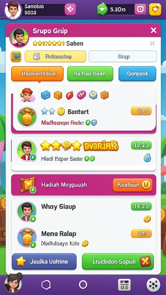 Grafis mencolok yang membuat setiap momen mengesankan.