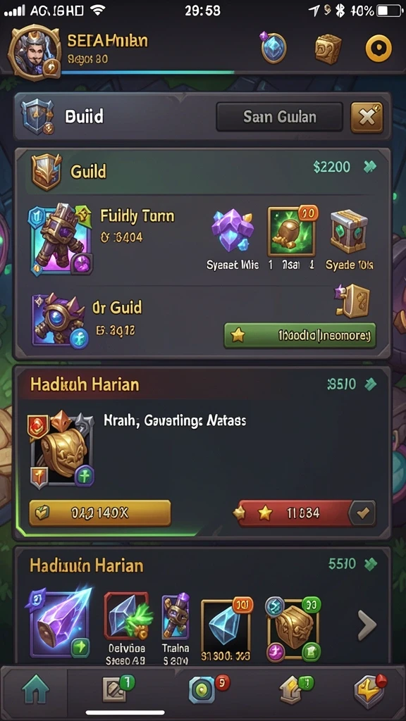 Screenshot menunjukkan tampilan antarmuka permainan slot yang menarik.