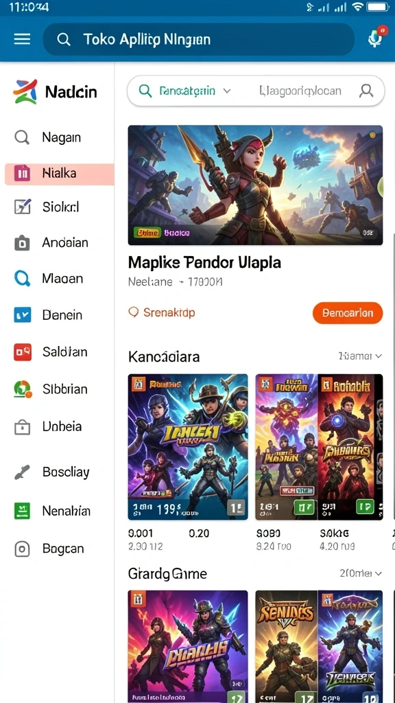 Tampilan antarmuka pengguna yang menarik dan mudah dinavigasi.