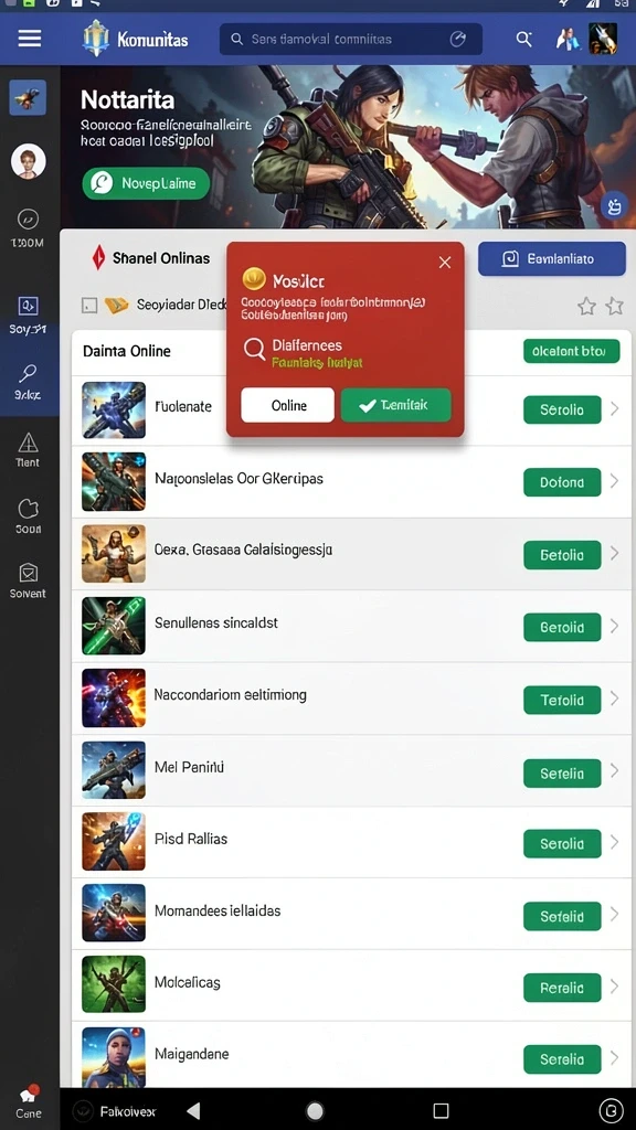 Screenshot menampilkan karakter utama dalam aksinya.