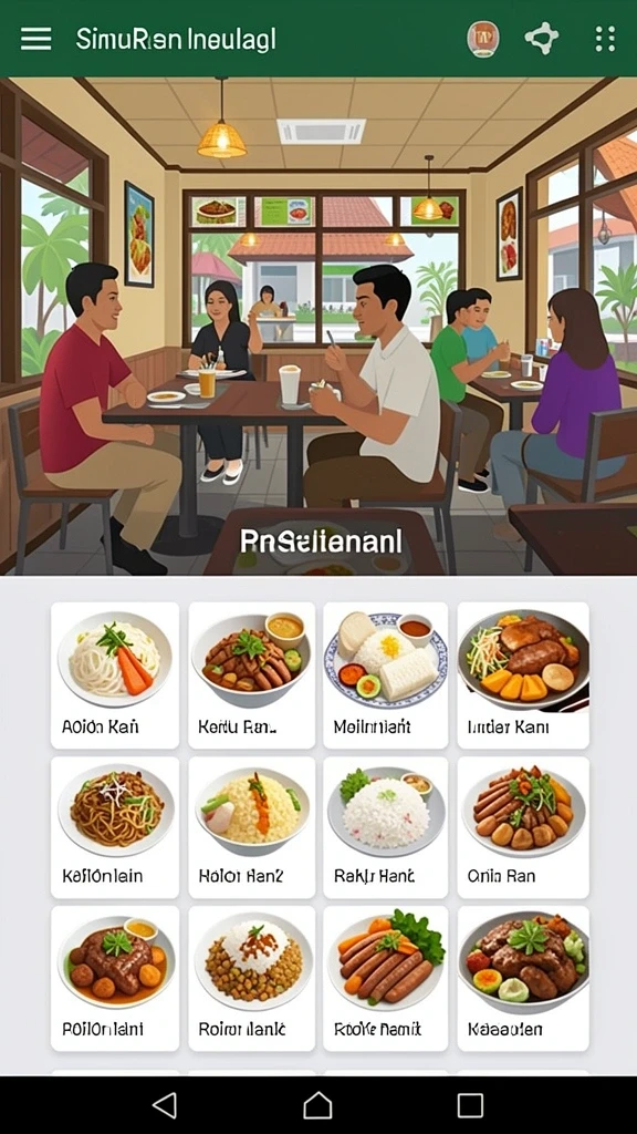 Karakter unik yang bisa dikoleksi.