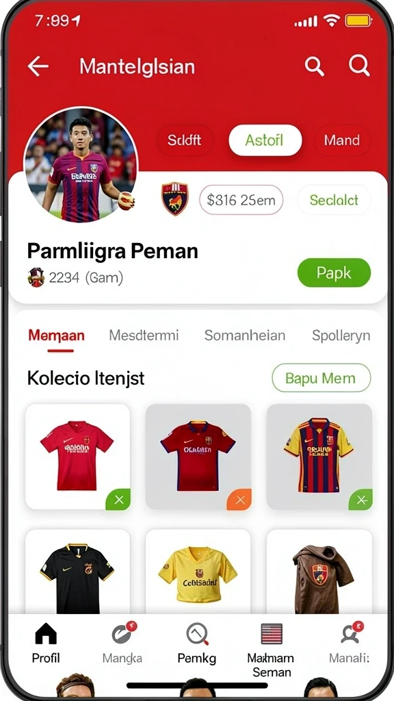 Tampilan antarmuka yang intuitif dan menarik.