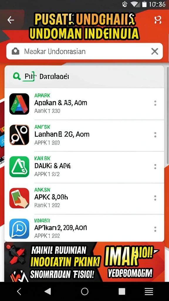 Tampilan awal yang menarik dan ramah pengguna.