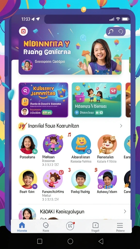 Tampilan level baru yang penuh tantangan.