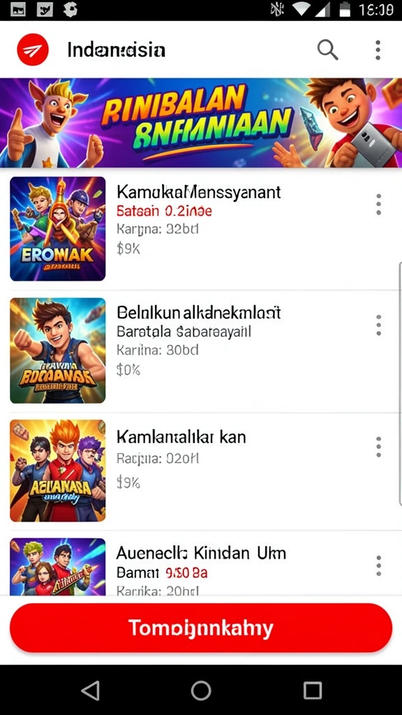 Tampilan antarmuka yang ramah pengguna.