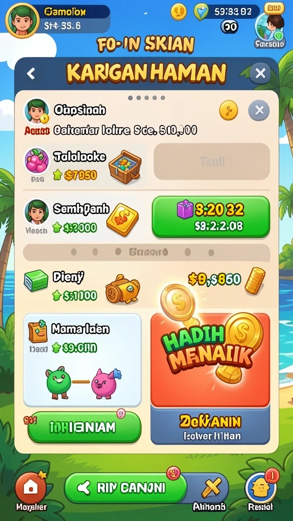 Karakter unik dengan kemampuannya masing-masing.