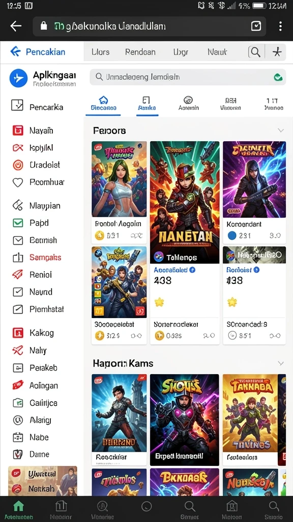 Mode permainan yang bervariasi dan menantang.
