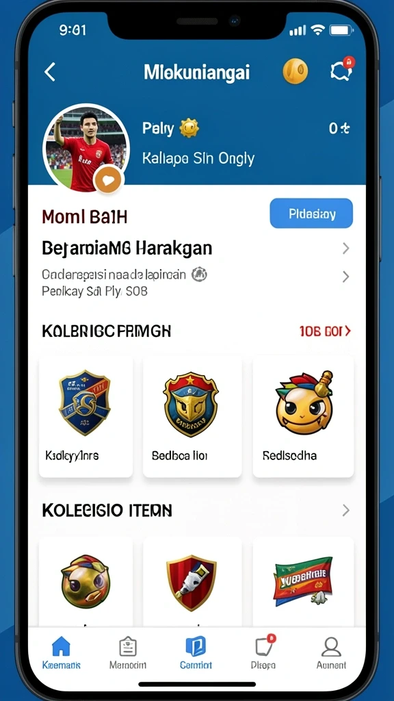 Tampilan antarmuka utama LUCKSVIP yang menarik.