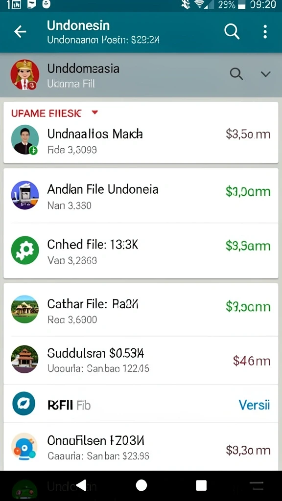 Tampilan antarmuka pengguna yang modern dan ramah.