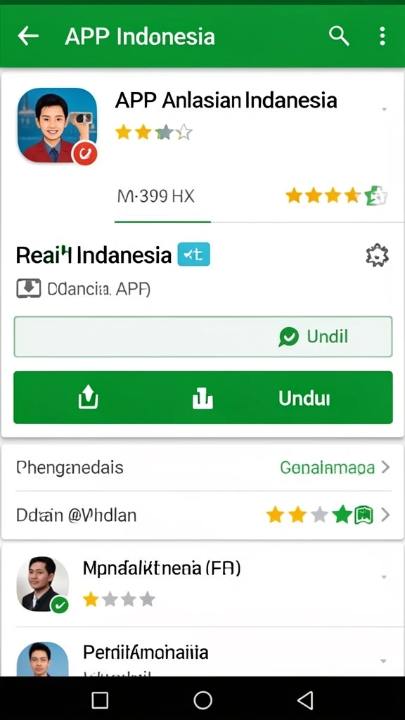 Pengalaman bintang dalam augmented reality.