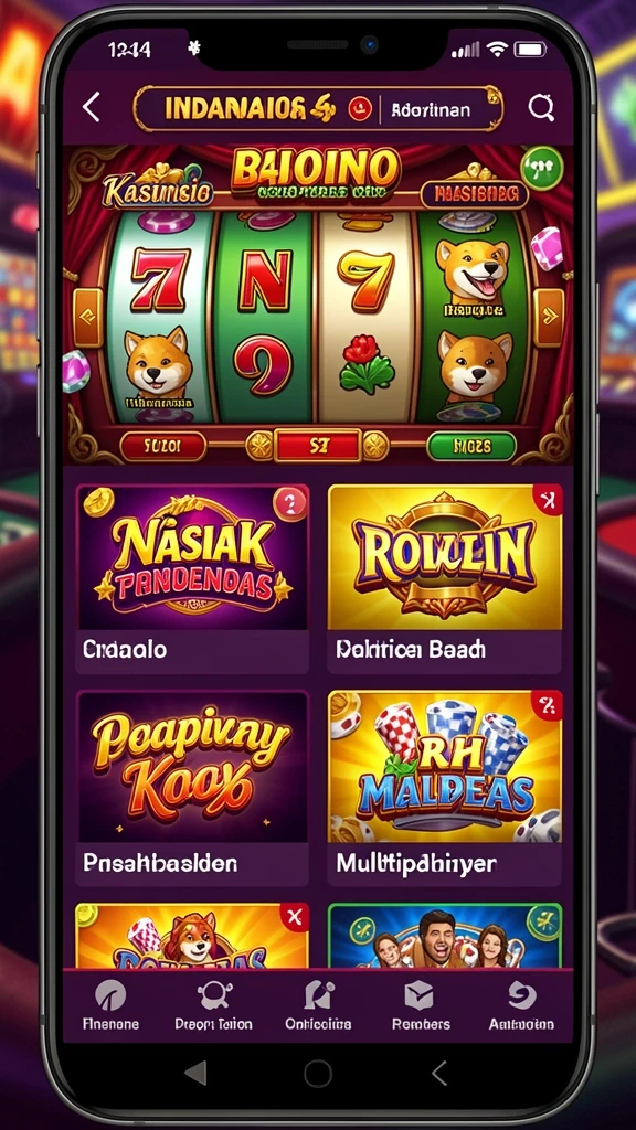 Tampilan layar utama NEKO4D yang menarik dan penuh warna.
