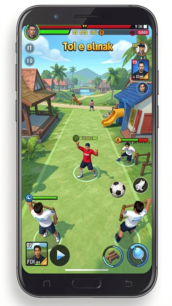 Lingkungan game yang detail dan mendalam.