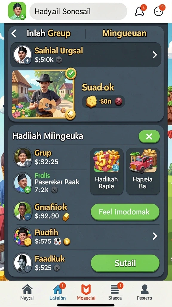 Tangkapan layar menunjukan fitur live betting yang menarik.