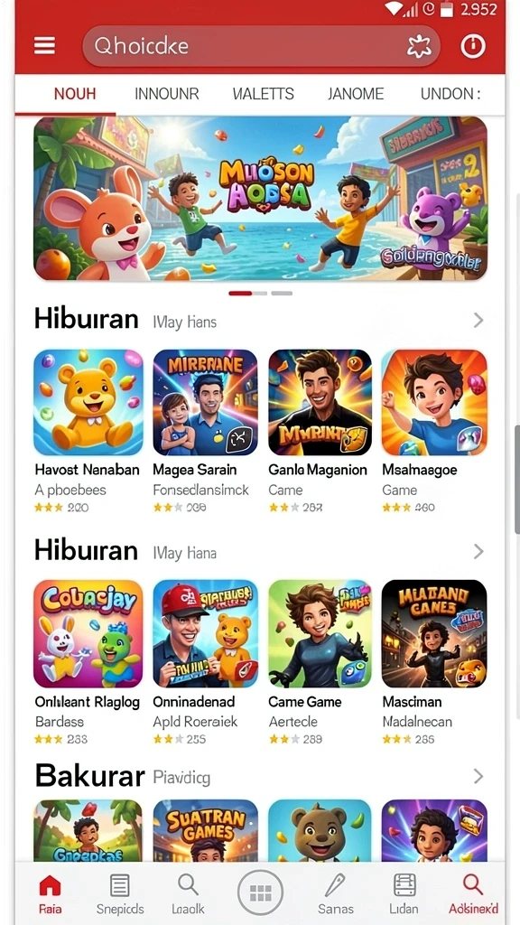 Tampilan awal yang menarik dari QQNUSA.