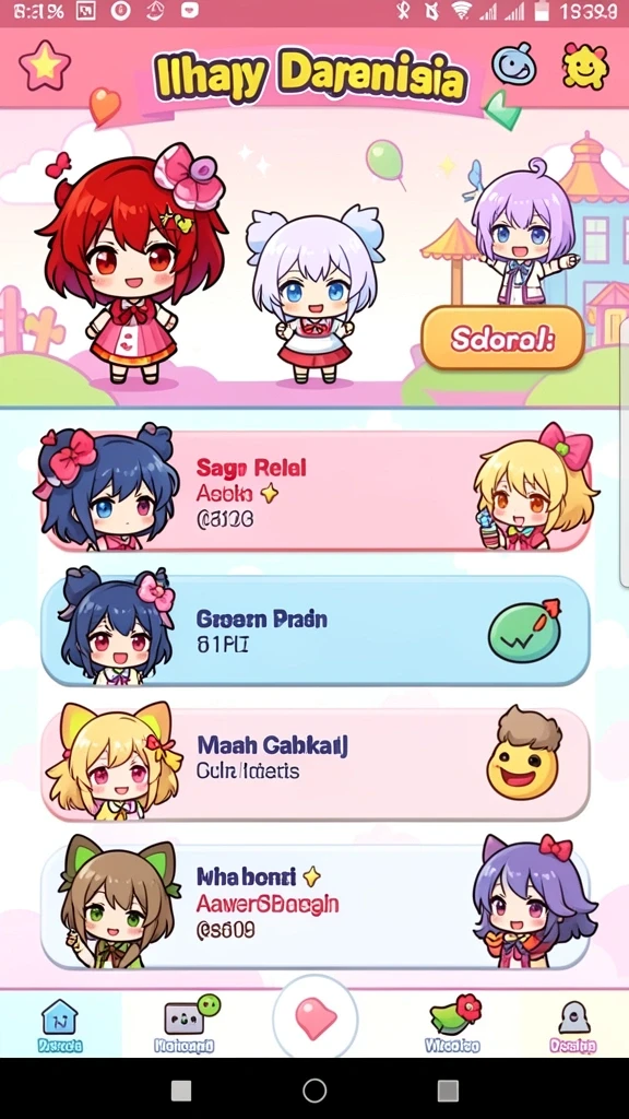 Screenshot menampilkan karakter utama dalam pertempuran epik.