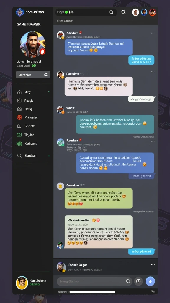 Karakter unik yang siap menemani petualangan.