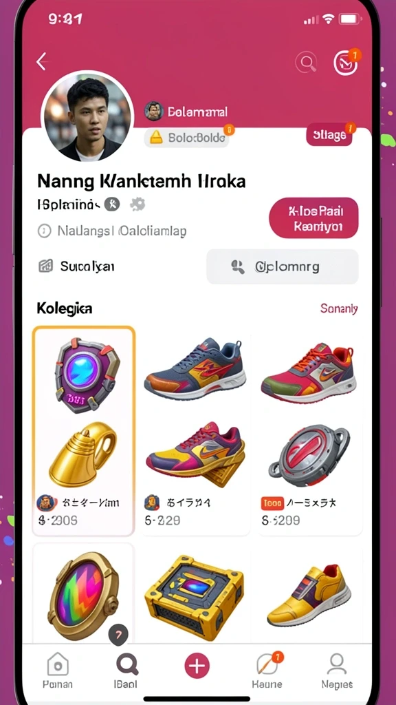 Pengaturan karakter yang dapat disesuaikan.