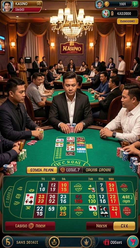 Pengguna berinteraksi dalam fitur sosial SINAR123.