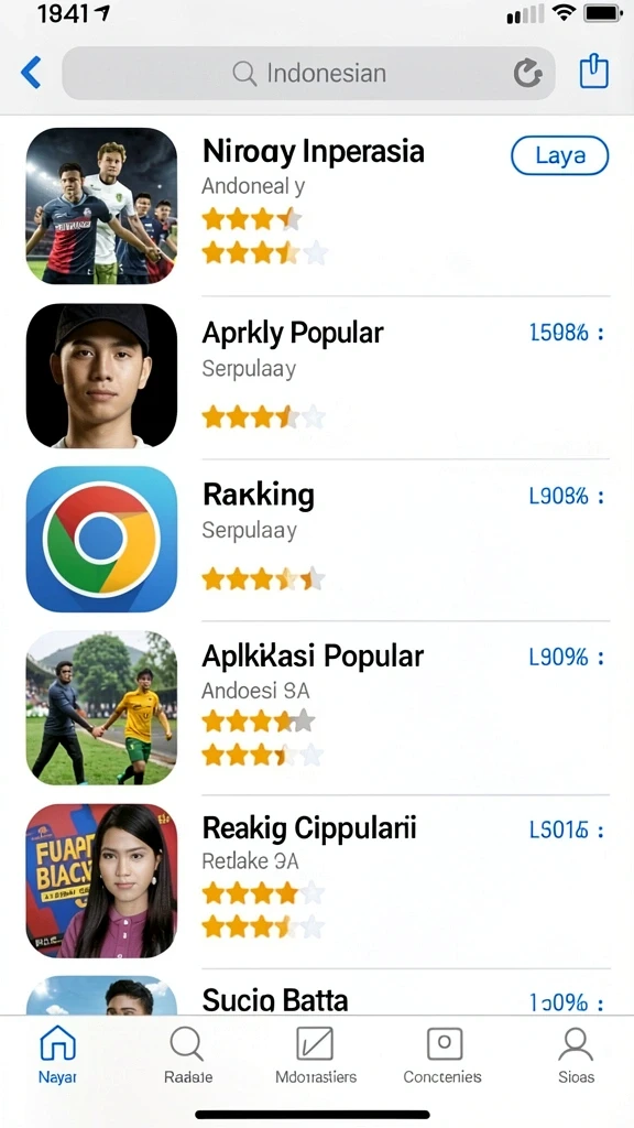 Tampilan antarmuka pengguna yang intuitif dan menarik.