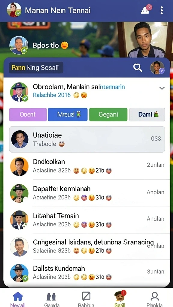 Karakter unik dan menarik di dalam game.