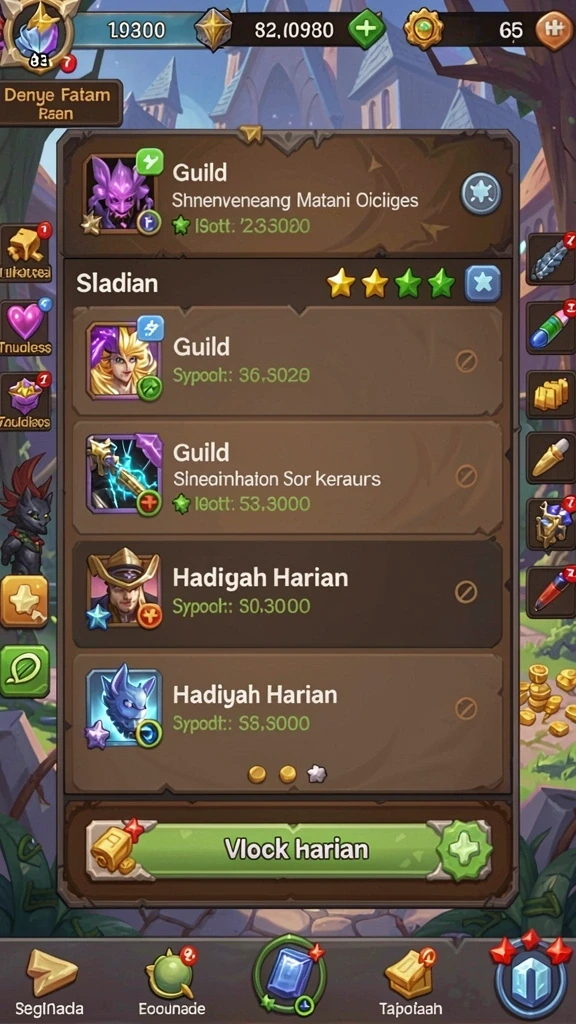 Screenshot fitur bonus yang menggiurkan bagi pemain.