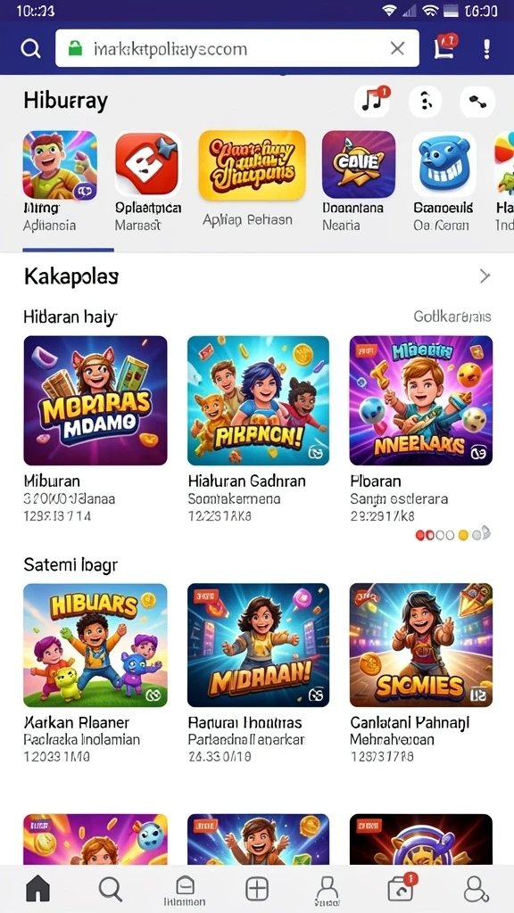 Grafis menakjubkan dengan detail yang kaya.